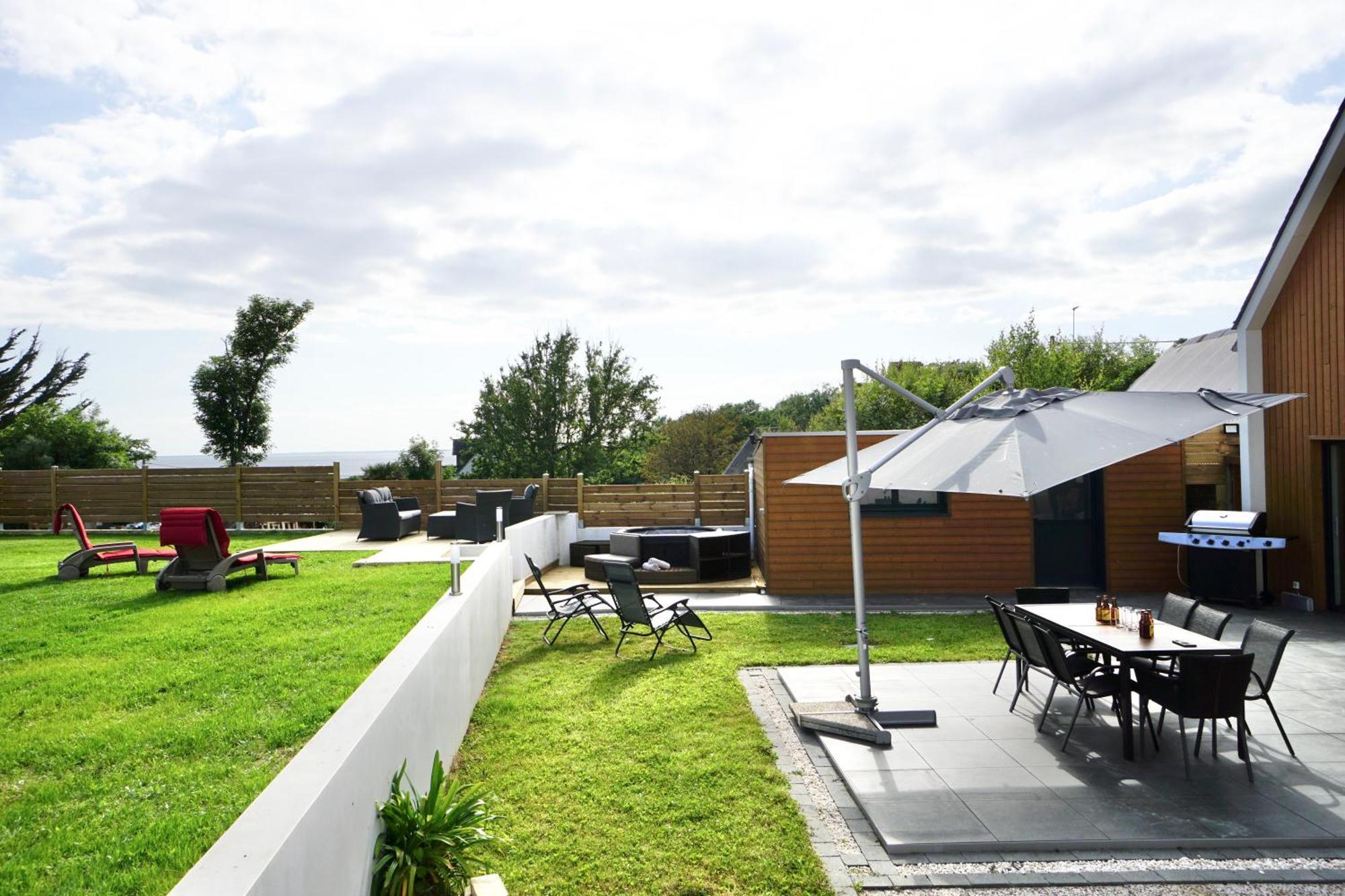 Villa Sophie - 500M De La Mer - Jacuzzi Moëlan-sur-Mer 外观 照片